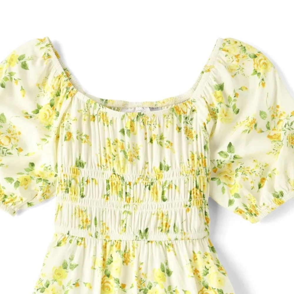 The Children’s Place Girls Floral Print Ruffle Dress Size Medium (7-8) NWT